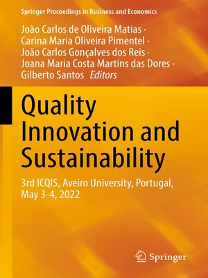 cover image of Quality Innovation and Sustainability